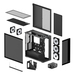 ARCTIC Xtender VG (Black) Premium E-ATX PC Case with Vertical GPU Mounting thumbnail 13