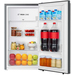 Hisense RR43D6ACX1 refrigerador Independiente 125 L Plata