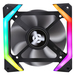 itek SPACE WIND Computer case Fan 12 cm Black thumbnail 1