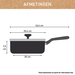 Tefal Renew Black Keramische Hapjespan 24 cm + deksel