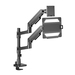 ACT AC8341 Monitorarm 49 inch met gasveer voor 1 monitor met laptophouder