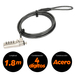 Manhattan 440493 cable antirrobo Gris 1,8 m imagen 8