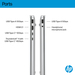 HP OmniBook 7 Laptop AI 14-fr0003nax Intel Core Ultra 7 255H 35.6 cm (14″) 2K 32 GB LPDDR5-SDRAM 1 TB SSD Wi-Fi 6E (802.11ax) Windows 11 Home AI PC Silver thumbnail 4