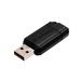 Verbatim PinStripe unidad flash USB 64 GB USB tipo A 2.0 Negro