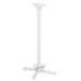 Manhattan Plafondbeugel voor beamers, universeel, Volledig Verstelbaar , hoogte 745–1145 mm, max 35 kg, wit, 360° rotatie, ±20° kantelen en ±8° zwenken, zwart