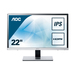 AOC I2267FWH computer monitor 54.6 cm (21.5″) 1920 x 1080 pixels Full HD LED Black, Silver thumbnail 6