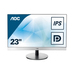 AOC 69 Series I2369VM computer monitor 58.4 cm (23″) 1920 x 1080 pixels Full HD LED Black, Silver thumbnail 1