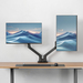 ACT AC8342 Monitorarm 35 inch met gasveer voor 2 monitoren