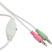 InLine 55351W headphones/headset Wired Head-band Calls/Music White thumbnail 2