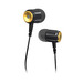 ICY BOX IB-EPH02 Headphones Wired In-ear Calls/Music Black, Yellow thumbnail 1