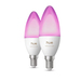 Philips Hue Kaarslamp White and Color E14 Duo Pack