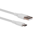 Vorago CAB-C01W cable USB 1 m USB C Blanco