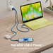 Targus HyperJuice Flex 65W GaN Laptop, Smartphone, Headset, Draagbare game console Blauw, Wit AC Binnen