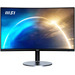 MSI Pro MP272C 27 Inch Curved Monitor, 1500R, Full HD (1920 x 1080), 75Hz, VA, 4ms, HDMI, VGA, Built-in Speakers, Anti-Glare, Anti-Flicker, Less Blue light, TÜV Certified, VESA, Kensington, Black thumbnail 2