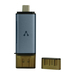 Vorago CR-350 lector de tarjeta USB 3.0 Type-A/Type-C Plata