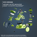 Rowenta Green Force Cyclonic Effitech RO7C36