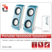 Trust Portable Notebook Speakers Blue thumbnail 9