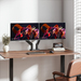 Manhattan 462587 soporte para pantalla plana 114.3 cm (45") Escritorio Negro