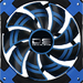 Aerocool Dead Silence 12cm Computer case Fan Black, Blue thumbnail 1