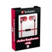 Verbatim Active Earphones with Microphone – Red thumbnail 4