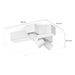 Philips Hue Centris Opbouwspot White and Color - Wit - Kruisvorm - 3-spots
