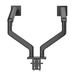Manhattan 462587 soporte para pantalla plana 114.3 cm (45") Escritorio Negro
