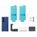 Samsung Galaxy Z Fold 7 Siliconen Back Cover Blauw