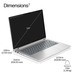 HP DW1Z1ET laptop Intel Core 5 35.6 cm (14″) WUXGA 32 GB DDR5-SDRAM 512 GB SSD Wi-Fi 6E (802.11ax) Windows 11 Pro AI PC Silver thumbnail 5