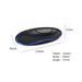 Techly Portable Bluetooth Wireless Rugby Speaker MicroSD/TF Black/Blue ICASBL04 thumbnail 12