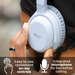 Lindy BNX-60 Wireless Active Noise Cancelling Headphones with aptX, Cool Grey thumbnail 4