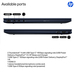 HP EliteBook X Flip G1i Next Gen AI PC Copilot+ PC Intel Core Ultra 7 258V Hybrid (2-in-1) 35.6 cm (14″) Touchscreen WUXGA 32 GB LPDDR5x-SDRAM 1 TB SSD Wi-Fi 7 (802.11be) Windows 11 Pro Blue thumbnail 5