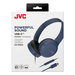JVC HAS33UC Headset Wired Head-band Calls/Music USB Type-C Black, Blue thumbnail 6