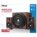 Trust Vigor speaker set 50 W Universal Black, Wood 2.1 channels Bluetooth thumbnail 5