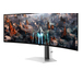 Samsung LS49CG930SLXZX monitor de computadora 124.5 cm (49") 5120 x 1440 Pixeles Dual WQHD OLED Gris