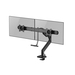 ACT AC8344 Monitorarm 32 inch met gasveer en crossbar voor 2 monitoren
