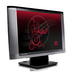 HP Compaq Wf1909v 19 inch Wide LCD Flat Panel Monitor computer monitor 48.3 cm (19″) 1440 x 900 pixels thumbnail 1