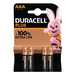 Duracell Plus AAA batterijen 4 stuks
