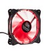 itek Cosmo Flow Computer case Fan 12 cm Black, Red thumbnail 4
