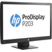 HP ProDisplay P203 computer monitor 50.8 cm (20″) 1600 x 900 pixels HD+ LED Black thumbnail 3
