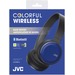 JVC HA-S190BT Headset Wireless Head-band Bluetooth Black, Blue thumbnail 3
