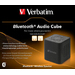 Verbatim Bluetooth Audio Cube Stereo portable speaker Black 2 W thumbnail 3
