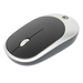 Manhattan Diseño elegante, un solo receptor USB-A Nano para ambos, teclado inalámbrico de tamaño normal, mouse óptico ambidiestro con tres botones y rueda de desplazamiento, 1200 ppp, plateado/negro