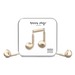 Happy Plugs Earbud Plus Headset Wired In-ear Calls/Music Champagne thumbnail 3