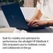 HP EBXG2A14AI RA7P450 14 32GB/512 PC Copilot+ PC AMD Ryzen AI 7 PRO Laptop 35.6 cm (14″) 3K LPDDR5x-SDRAM 512 GB SSD Wi-Fi 7 (802.11be) Windows 11 Pro Blue thumbnail 12