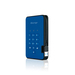 iStorage diskAshur² HDD 1TB Blue | Secure Portable Hard Drive |AES-XTS 256-bit Hardware Encryption | PIN protected | OS & Platform Independent | TAA Compliant|Brute force hack defence | Dust/Water Resistant thumbnail 3