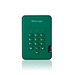 iStorage diskAshur² SSD 512GB Green | Secure Portable Solid State Drive |AES-XTS 256-bit Hardware Encryption | PIN protected | OS & Platform Independent | TAA Compliant |Brute force hack defence | Dust/Water Resistant thumbnail 1
