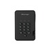 iStorage diskAshur2 256-bit 1TB USB 3.2 secure encrypted solid-state drive – Black IS-DA2-256-SSD-1TB-B thumbnail 1