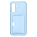 Samsung Galaxy A56 Card Slot Back Cover Blauw