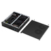 Shuttle XPC slim DH110 Intel® Core™ i3 i3-6100 4 GB DDR3L-SDRAM 1 TB HDD Windows 7 Professional Mini PC Black thumbnail 4