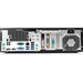 HP EliteDesk 705 G3 AMD Ryzen™ 3 PRO 1200 4 GB DDR4-SDRAM 500 GB HDD AMD Radeon R7 430 Windows 10 Pro SFF PC Black thumbnail 4